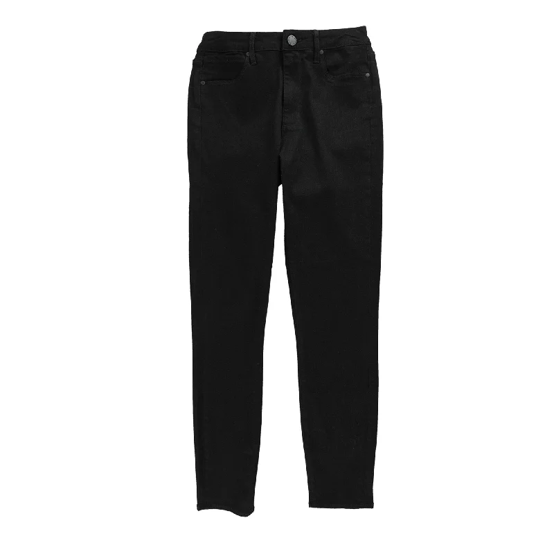 Elegant satin pants for formal dinner attire -Articles of Society Womens Heather Stretch Jeans, Black, 26