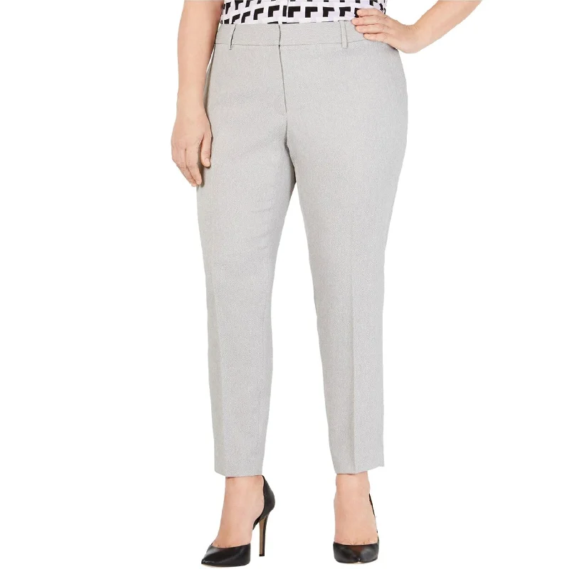 Classic straight-leg pants for versatile daily wear -Calvin Klein Womens Twill Slim Casual Trouser Pants