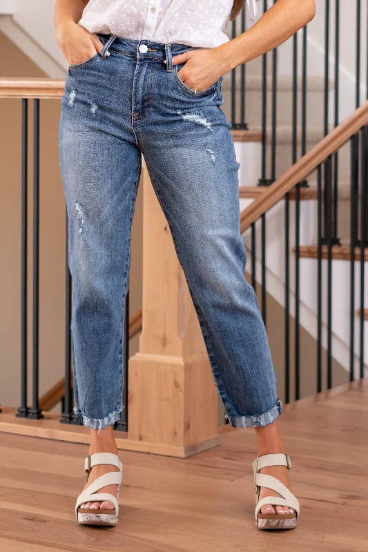 Birthday Jeans for Celebration -Saturday Morning High Rise Boyfriend Jeans