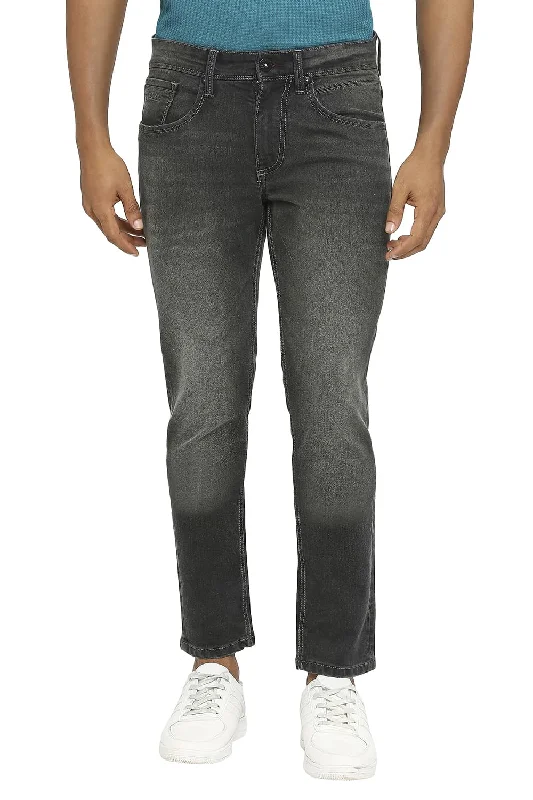 Stonewashed Jeans for Softness -Drift Fit Cotton Polyester Stretch Jeans