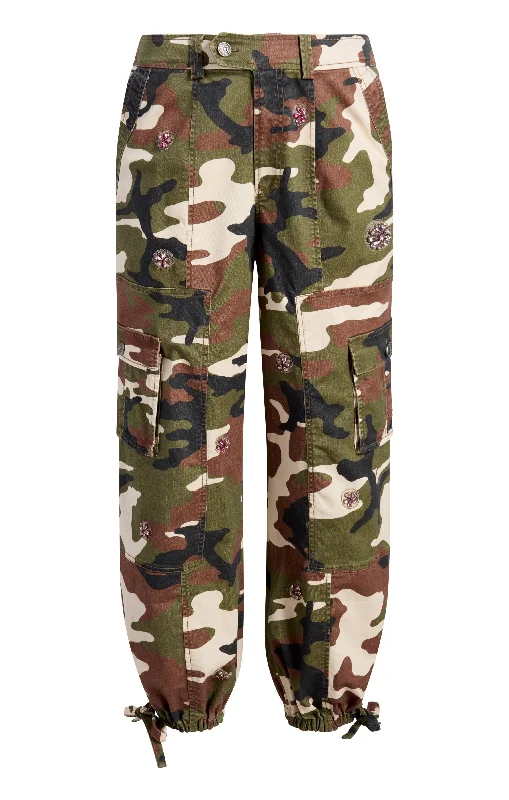 Casual drawstring pants for effortless home relaxation -Love Camo Zola Pant