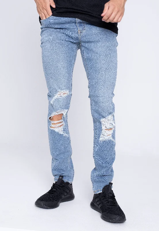 Back Pocket Jeans for Design -Dr. Denim - Chase 90's Light Blue Ripped - Jeans