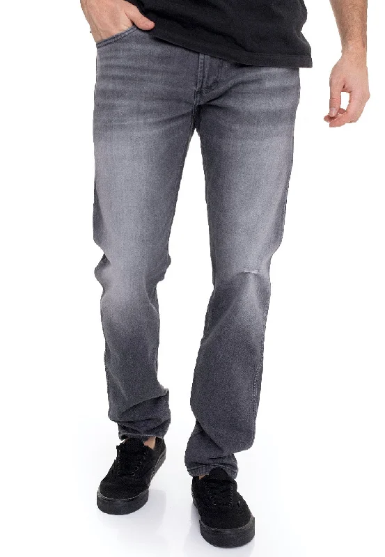 Light Wash Jeans for Casual -Wrangler - Larston Dusty Black - Jeans