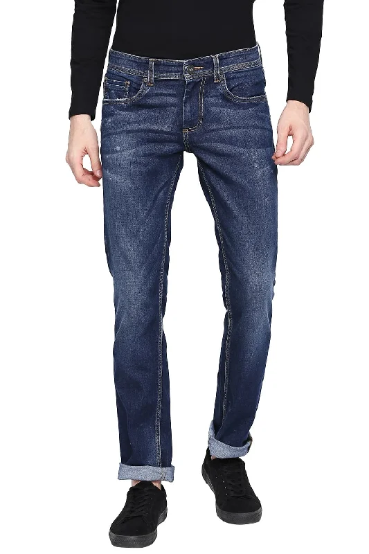 Distressed Jeans for Edgy Style -Torque Fit Stretch Jeans