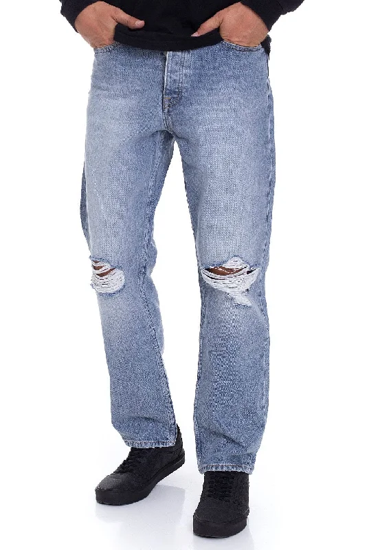 Cargo Jeans for Utility -Dr. Denim - Dash Stone Cast Blue Ripped - Jeans