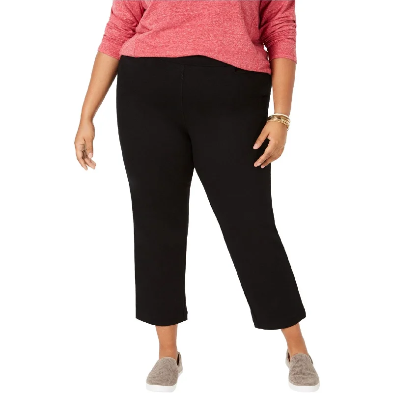 Lightweight jogger pants for summer evening strolls -Style & Co. Womens Solid Casual Trouser Pants