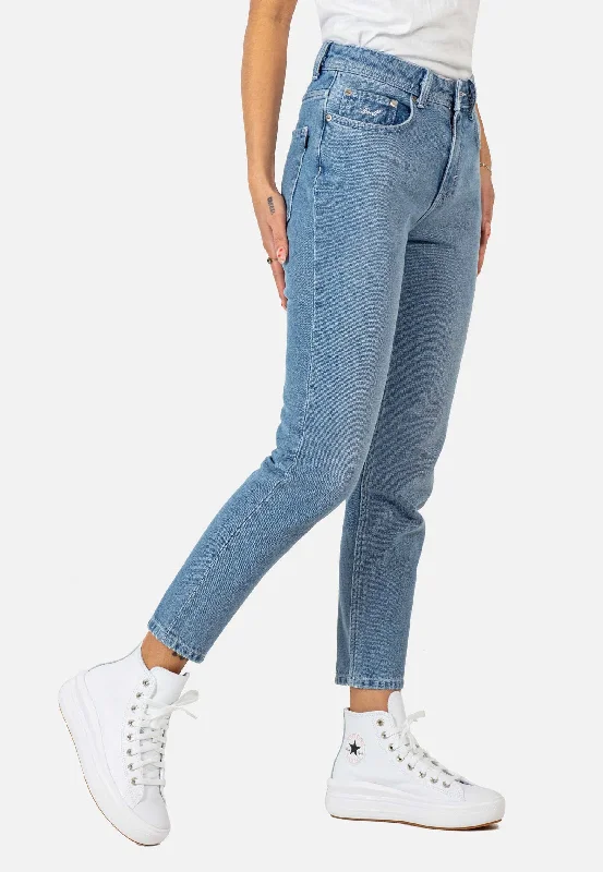 Travel Jeans for On-the-go -REELL - Women Rose Light Blue - Jeans