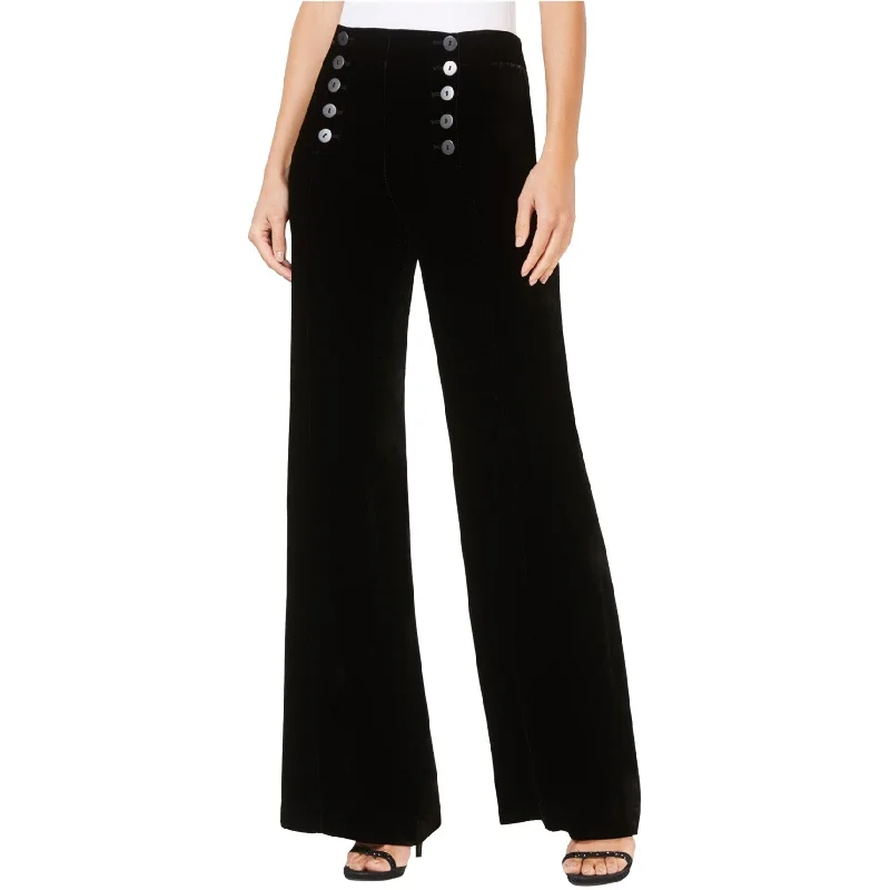 Designer skinny pants for luxury fashion flair -Nanette Lepore Womens Sailor Casual Wide Leg Pants