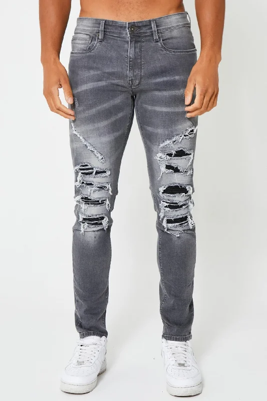 Weekend Jeans for Lazy -Benhill Tapered Jean - Grey