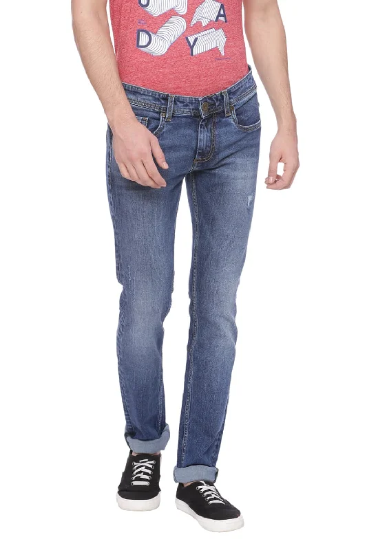 Embroidered Jeans for Detail -Torque Fit Stretch Jean