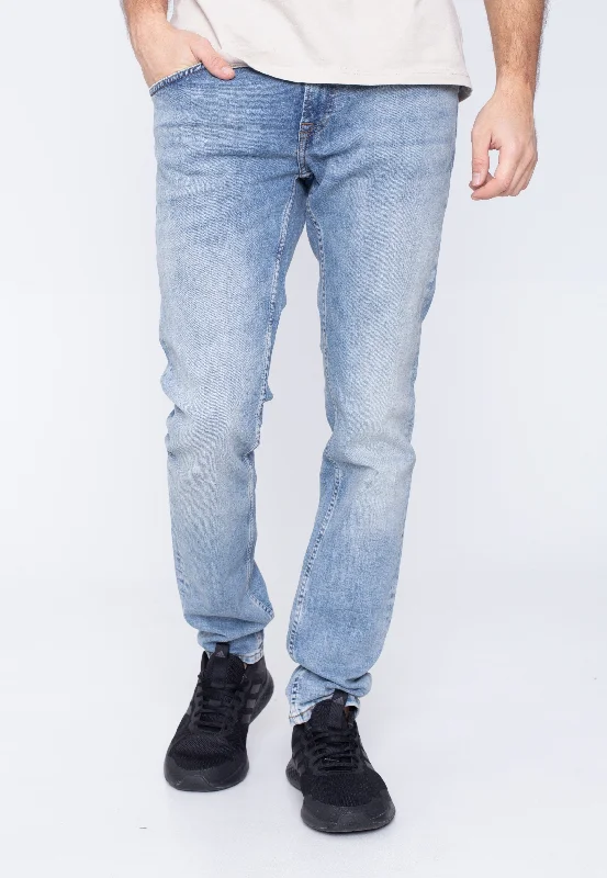 Cropped Jeans for Summer Look -Only & Sons - Loom Slim Blue Wash Blue Denim - Jeans