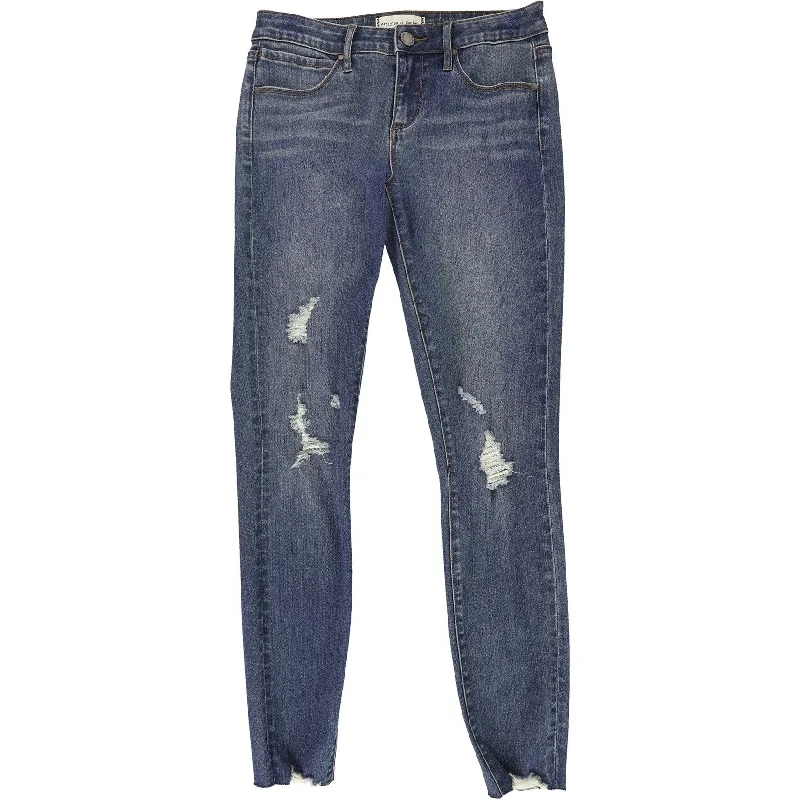 Relaxed fit pants for laid-back comfort wear -Articles Of Society Womens Sarah Distressed Skinny Fit Jeans