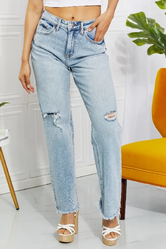 Club Jeans for Social -Vervet by Flying Monkey Full Size Allie 90's Dad Jean