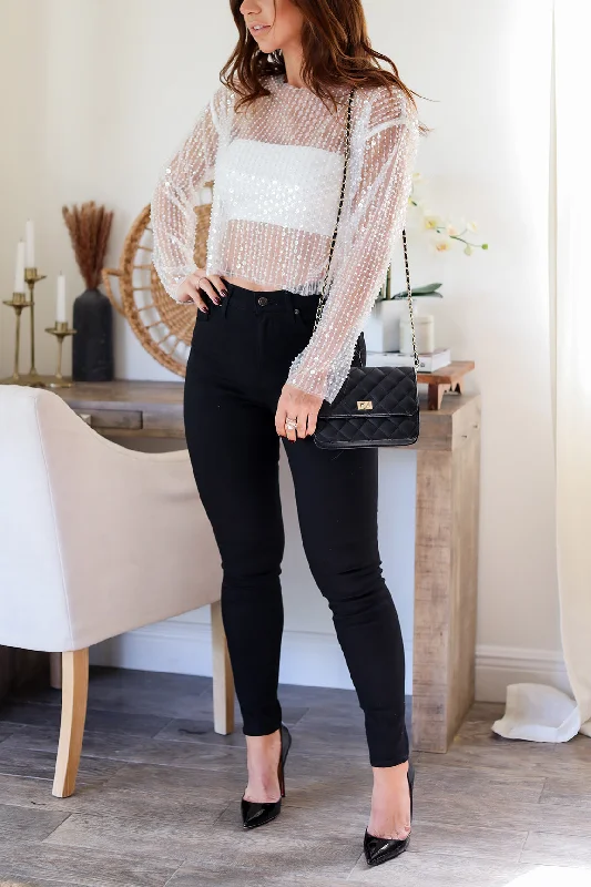 Gray Jeans for Neutral Tone -The Ava High Rise Skinny