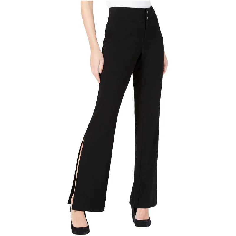 Soft stretch pants for all-day wear ease -Xoxo Womens Split-Calf Casual Trouser Pants