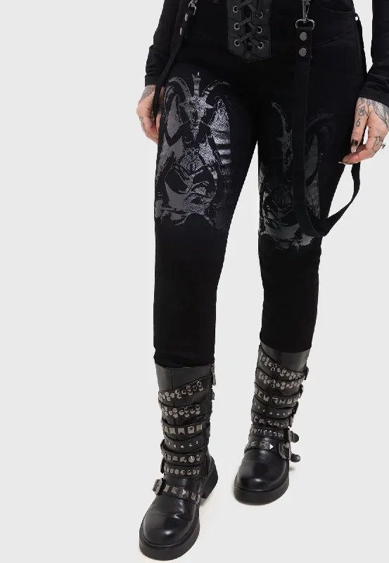 Hunting Jeans for Woods -Killstar - Baphster Black - Jeans