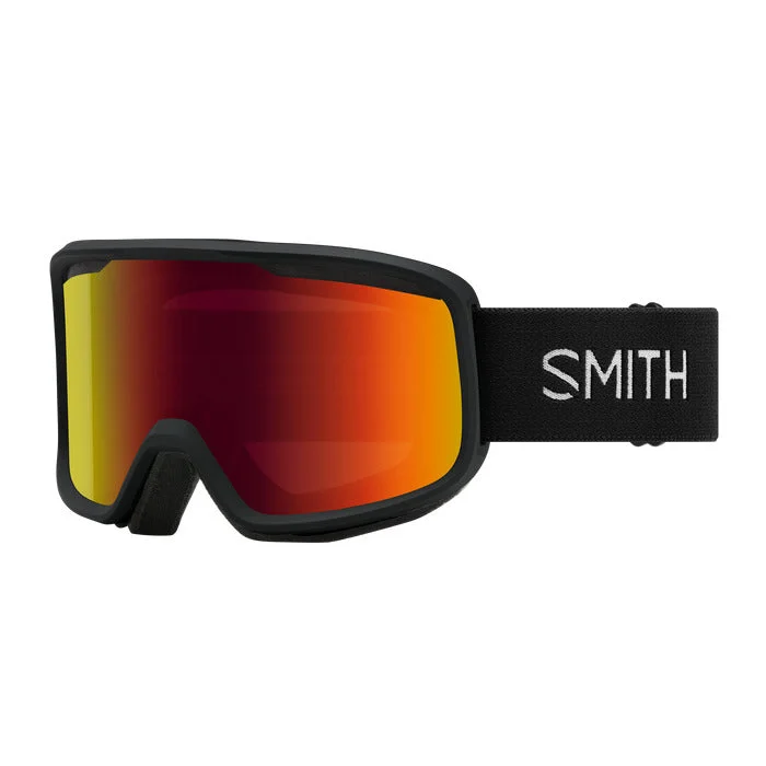 Bold patterned pants for standout fashion statements -Smith Frontier Slate Red Sol-X Mirror Goggle