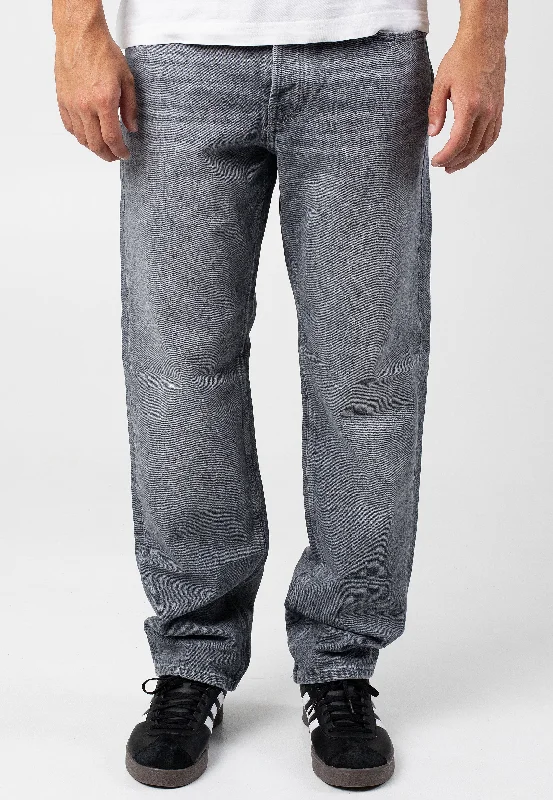 Embroidered Jeans for Detail -Only & Sons - Edge Straight Medium Grey Denim - Jeans