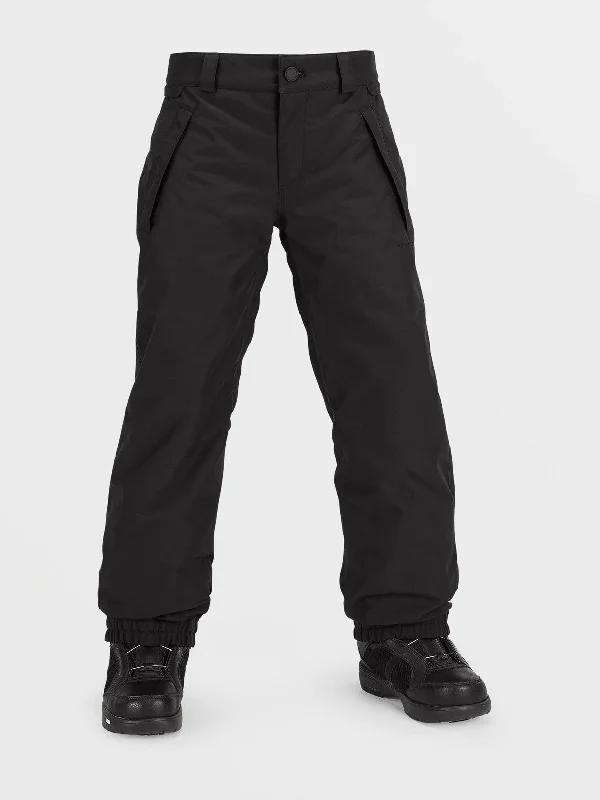 Weatherproof hiking pants for all-season trail use -Volcom Kids Fernie Insulated Pant 2024