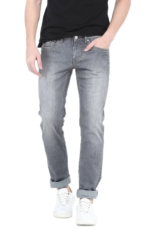 Zipper Fly Jeans for Convenience -Torque Fit Stretch Jeans