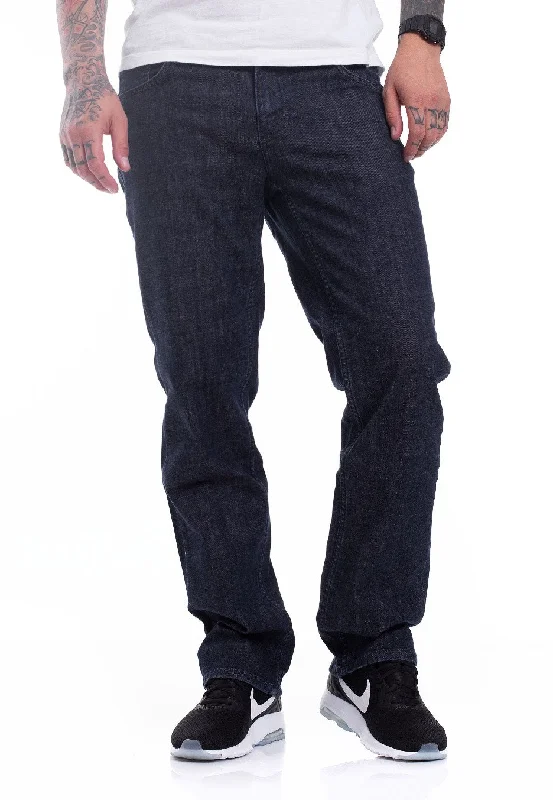 Bermuda Shorts Jeans for Modesty -Ironnail - Bishop Straight Dark Blue - Jeans