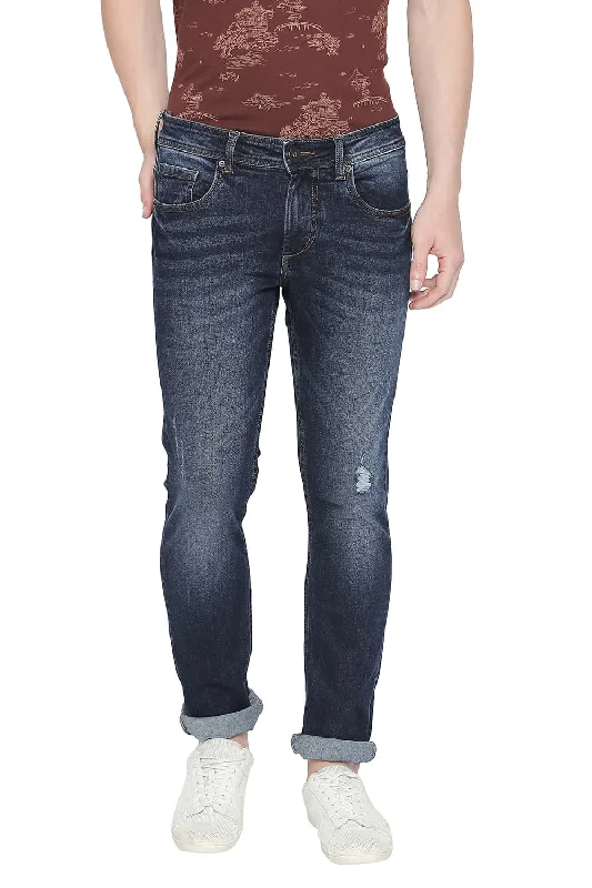 Business Jeans for Dressy -Blade Fit Distressed Stretch Jean