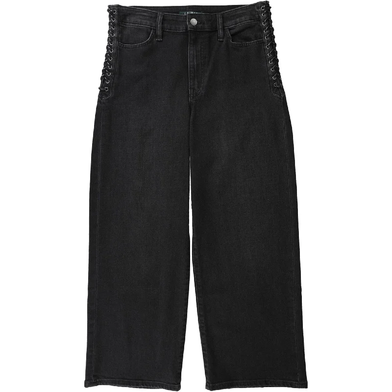 Affordable denim pants for everyday rugged use -Ralph Lauren Womens Denim Casual Cropped Pants