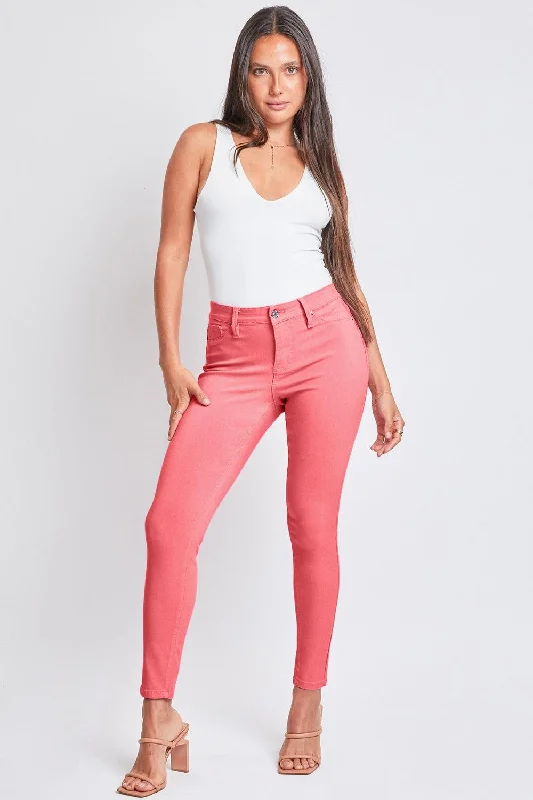 Birthday Jeans for Celebration -YMI Jeanswear Full Size Hyperstretch Mid-Rise Skinny Jeans