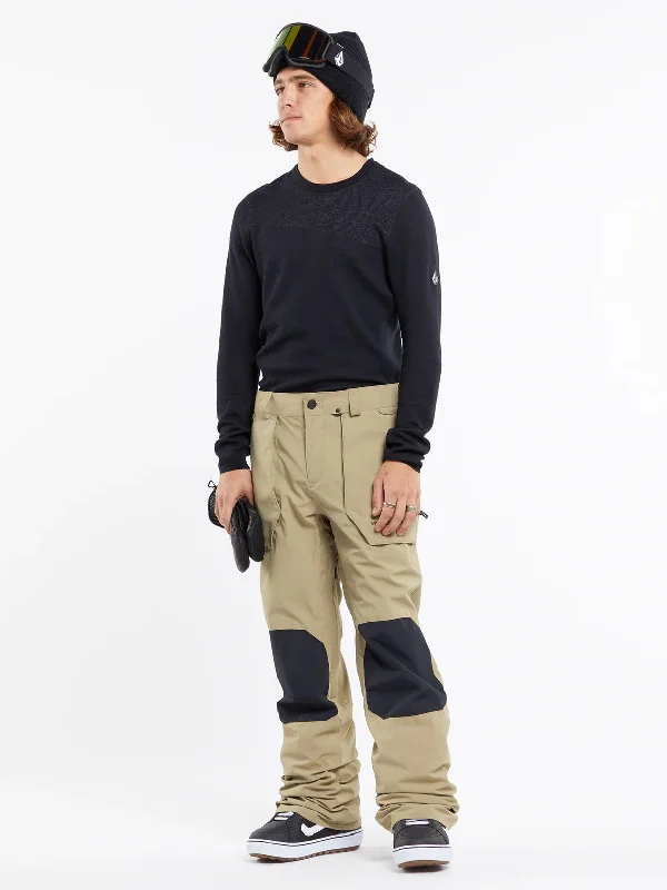 High-rise flare pants for vintage chic appeal -Volcom Roan Pant 2024