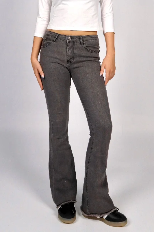 High Waisted Jeans for Shape -90s Low Rise flare jeans