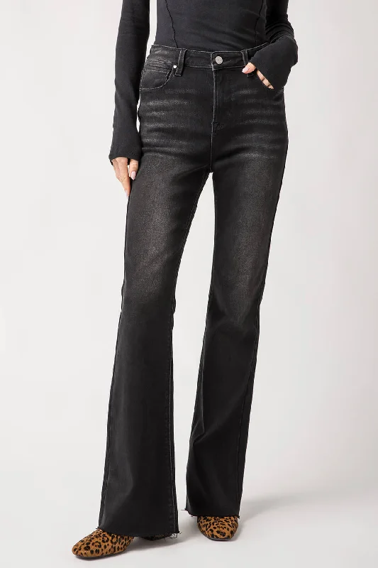 Luxury silk pants for glamorous evening wear -Risen Harper High Rise Boot Cut Jeans