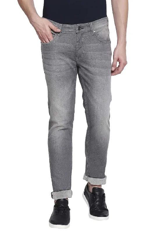 Metal Button Jeans for Classic -Blade Fit Stretch Jeans