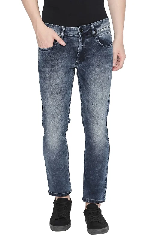 Business Jeans for Dressy -Torque Fit Distressed Stretch Jean