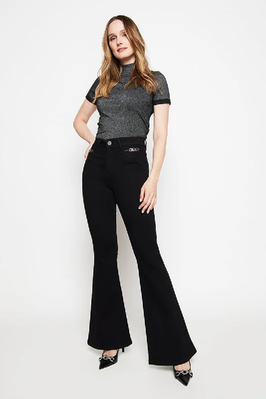 Wide Leg Jeans for Comfort -Jeans Agata Flare 4258