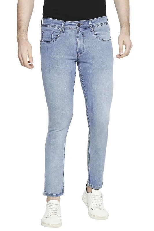 Faded Jeans for Laid-back -Blade Fit Stretch Jeans