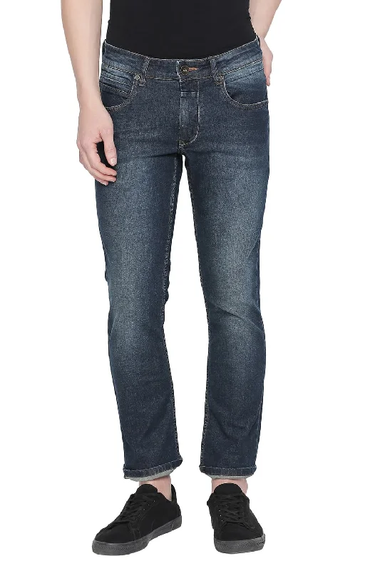 Cropped Jeans for Summer Look -Torque Fit Tinted Stretch Jean