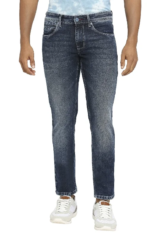 Cuffed Jeans for Stylish Touch -Blade Fit Stretch Jeans