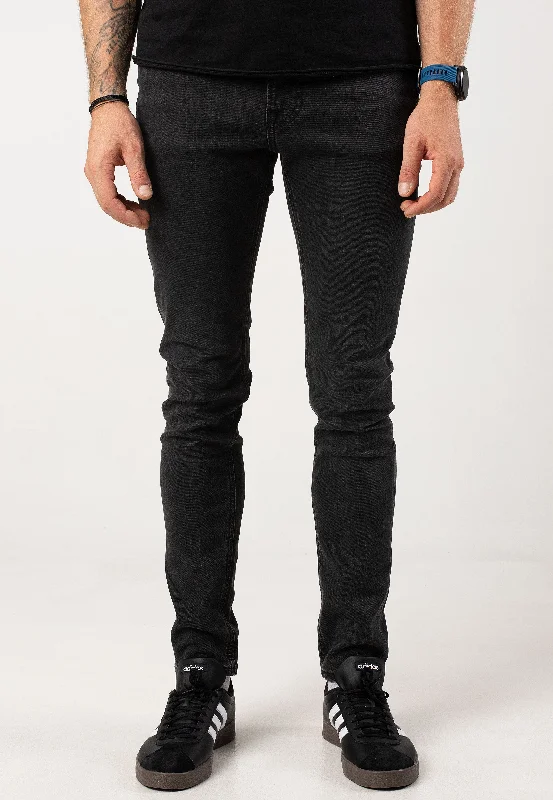 Black Jeans for Formal Look -Lee - Malone Dark Asphalt - Jeans