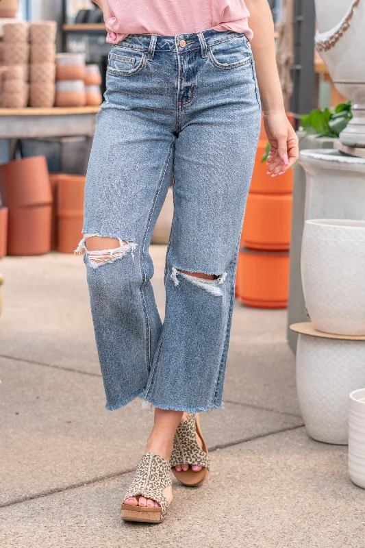 Belt Loops Jeans for Accessorizing -Punctual High Rise Stretchy Dad Jeans