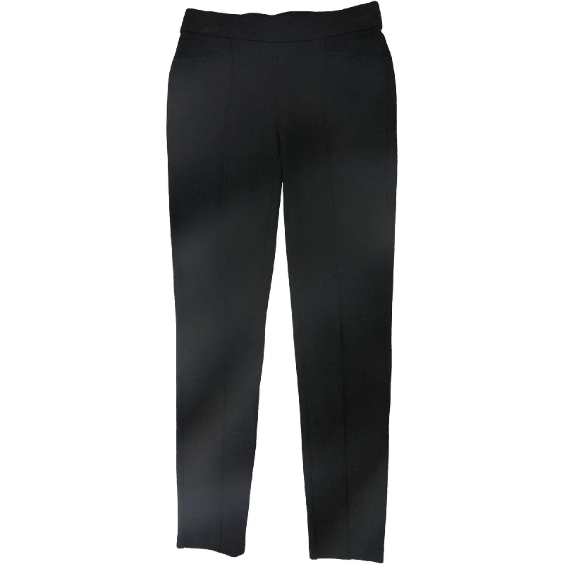 Soft cotton pants for sensitive skin comfort -Eileen Fisher Womens Ponte Casual Lounge Pants, Black, XX-Small