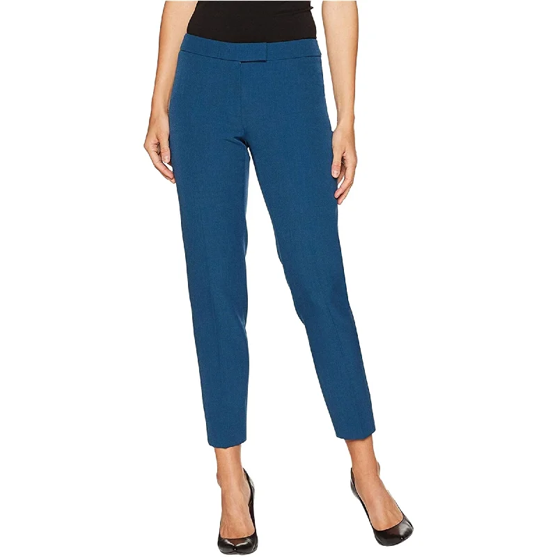 Lightweight linen pants for beach vacation style -Anne Klein Womens Slim-Fit Casual Trouser Pants, Blue, 8