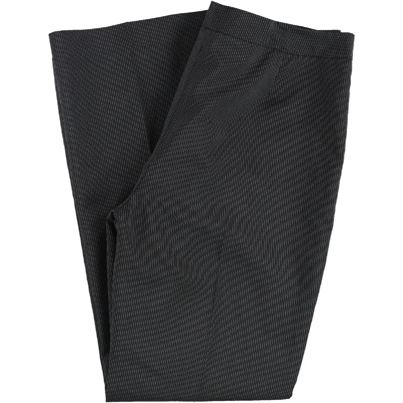 Quick-dry pants for active sports enthusiasts -Le Suit Womens Pinstripe Dress Pants, Black, 10