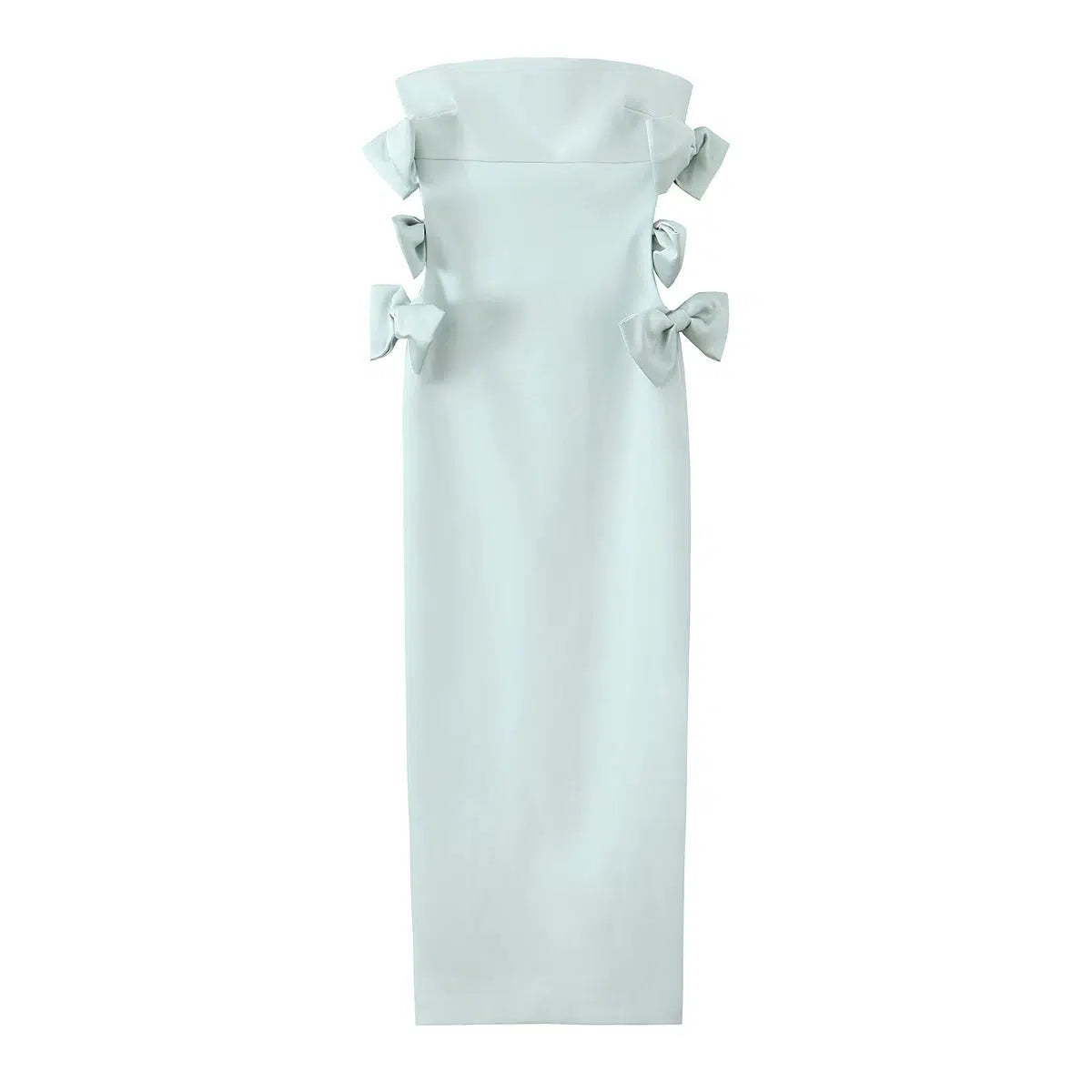 Party Dresses for Celebration -Elegant Strapless Bow Sundress