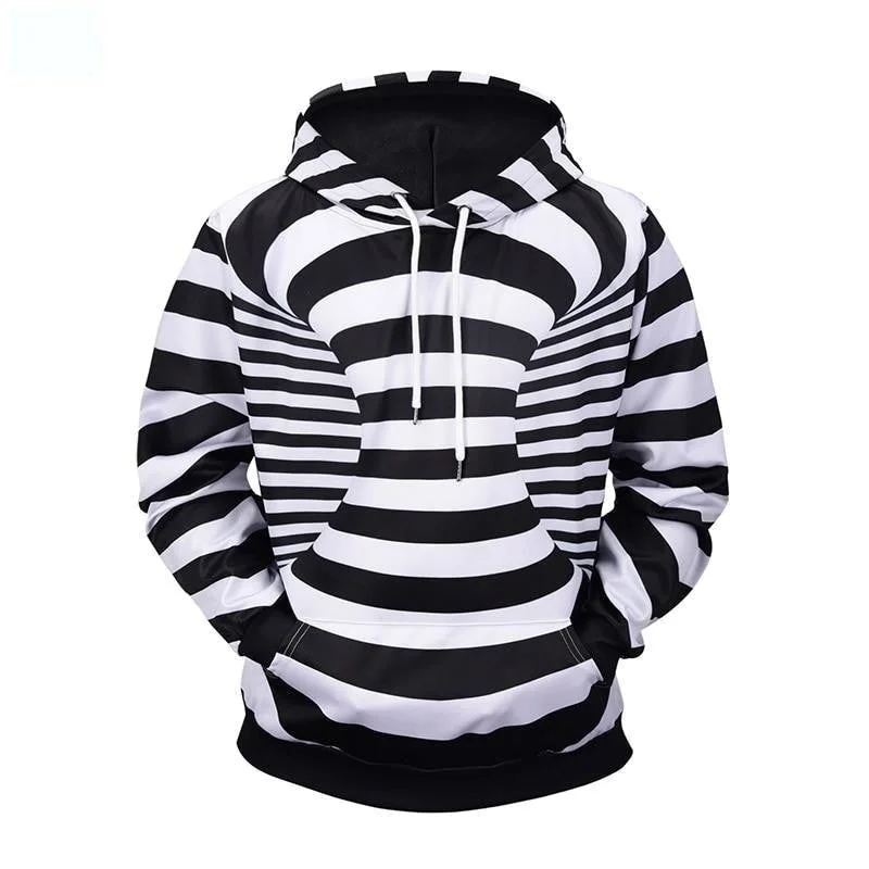 Shearling Lined Hoodie for Extreme Cold Weather Arctic Expedition Gear -3-D Print Hooded Colourful Graffiti Fashion Sweatshirt for Men & Women