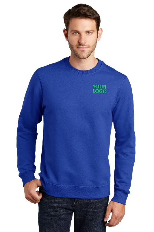 Vintage Sports Team Hoodie Nostalgic Throwback Style -Port & Company Fan Favorite Fleece Custom Sweatshirts, True Royal