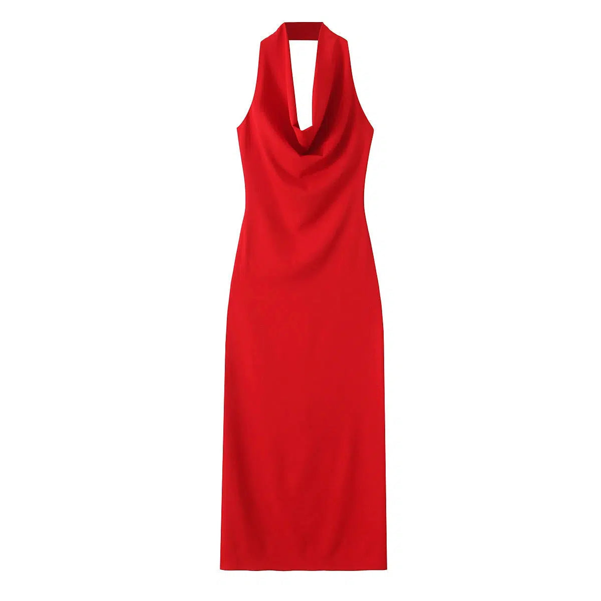 Casual Dresses for Everyday -Halter Neck Midi Sundress