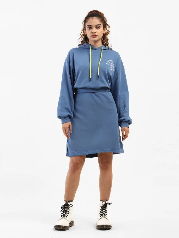 Fluffy Fleece Hoodie for Snug Indoor Loungewear -Levi's x Deepika Padukone Comfortable Sweatshirt Dress