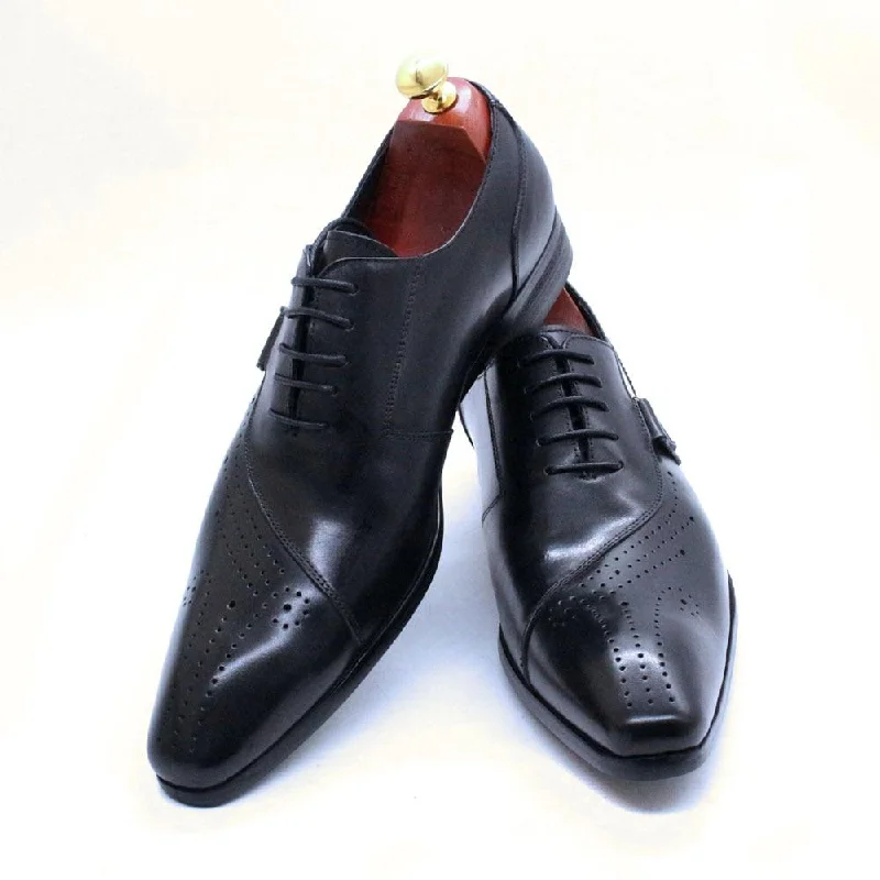 Contemporary Dresses for Fashion -Size 7-12 Formal Business Genuine Leather Lace-up Oxford Dress Shoes