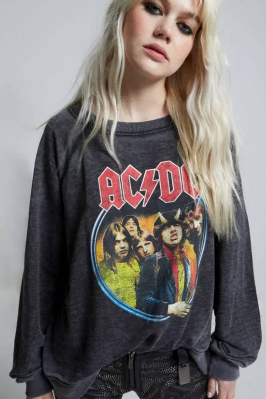 Fleece Hoodie with Hoodie for Cold Morning Commutes -Ac/Dc 1979 Tour Sweatshirt