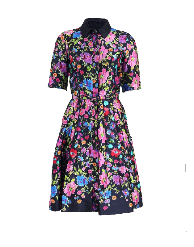 Sundress Dresses for Sunny -Mikado Shirt Dress